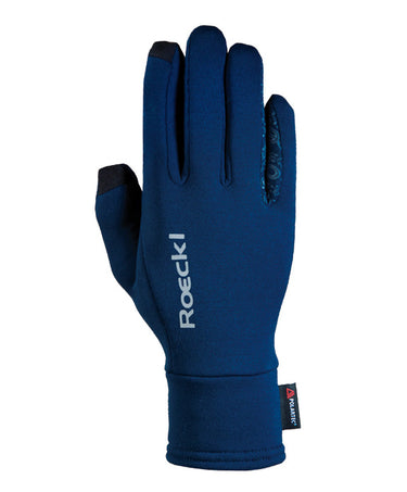 Roeckl Navy Blue Weldon Touchscreen Gloves