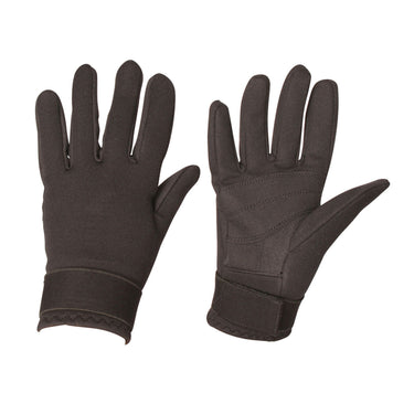 Dublin Black Neoprene Riding Gloves