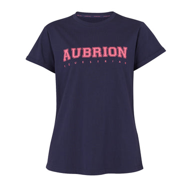 Buy Shires Aubrion Repose Ladies Navy T-Shirt | Online for Equine