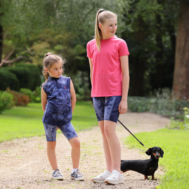 Buy the Shires Aubrion Energise Young Rider Coral Tech T-Shirt | Online for Equine