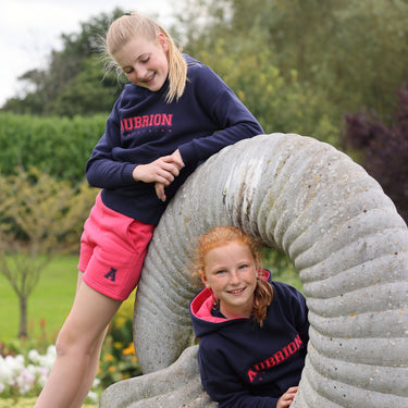 Buy Shires Aubrion Serene Young Rider Navy Hoodie | Online for Equine