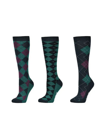 Dublin Adults 3 Pack Socks - Clan Argyle