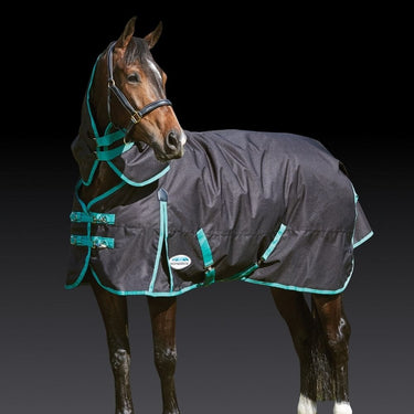 WeatherBeeta Green-Tec Lite Plus 50G Detach-A-Neck Turnout Rug-6'0 (72")