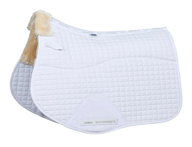 WeatherBeeta White Prime Comfy Fleece All Purpose Saddle Pad