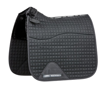 WeatherBeeta Black Prime Comfy Fleece Dressage Saddle Pad