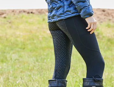 Buy the Weatherbeeta Black Veda Technical Tights | Online for Equine