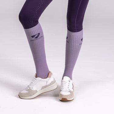 Buy Shires Aubrion Mauve Winter Performance Socks | Online for Equine