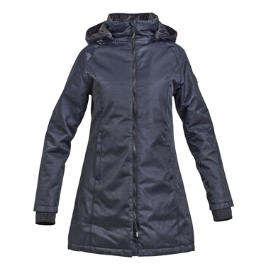 Buy the Shires Aubrion Charcoal Halcyon Mid Length Waterproof Coat | Online for Equine