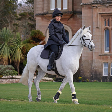 Buy the Shires Aubrion Charcoal Halcyon Mid Length Waterproof Coat | Online for Equine