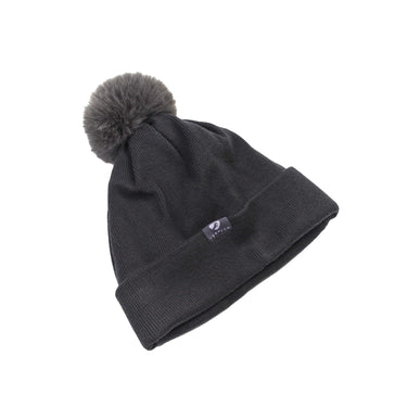 Buy the Shires Aubrion Charcoal Fleece Lined Bobble Hat | Online for Equine