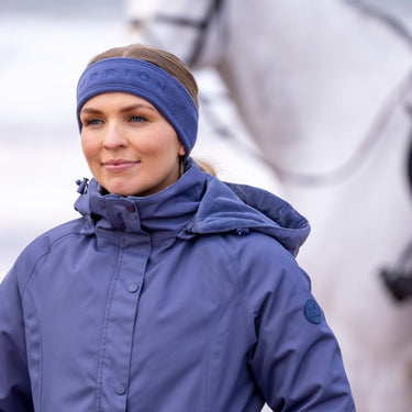 Buy the Shires Aubrion Blue Fleece Headband | Online for Equine