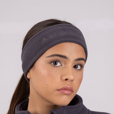 Buy the Shires Aubrion Charcoal Fleece Headband | Online for Equine