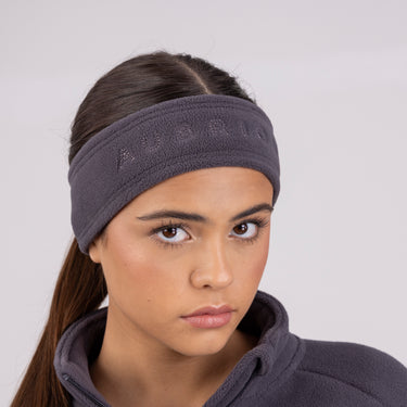 Buy the Shires Aubrion Charcoal Fleece Headband | Online for Equine