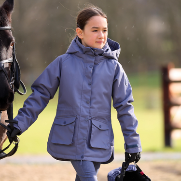 Buy Shires Aubrion Blue Young Rider Palisade Coat| Online for Equine