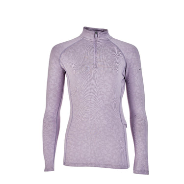 Buy the Shires Aubrion Young Rider Mauve Revive Winter Base Layer | Online for Equine