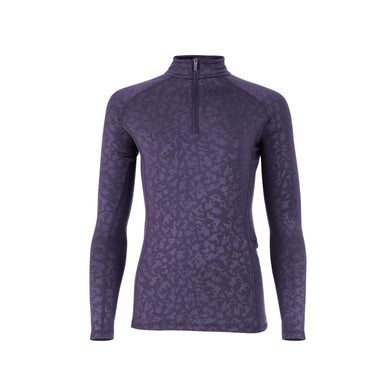 Buy the Shires Aubrion Young Rider Purple Revive Winter Base Layer | Online for Equine