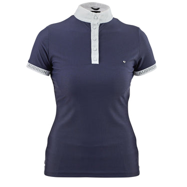 Buy the The Shires Aurbion Young Rider Attley Navy Show Shirt | Online for Equine