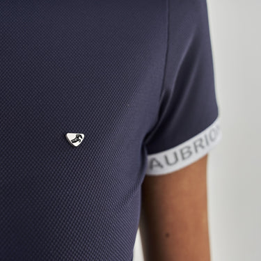 Buy the The Shires Aurbion Young Rider Attley Navy Show Shirt | Online for Equine