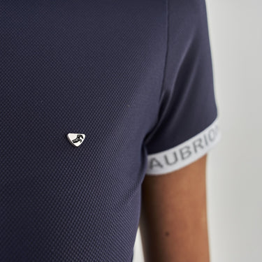 Buy the The Shires Aubrion Ladies Attley Navy Show Shirt | Online for Equine