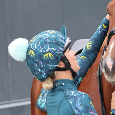 Buy the Shires Aubrion Hyde Park Butterfly Hat Cover | Online for Equine