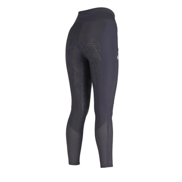 Buy the Shires Aubrion Black Optima Air Riding Tights | Online for Equine