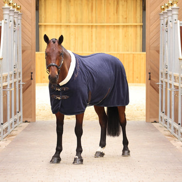 Shires Navy Shires Deluxe Fleece Rug