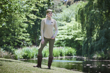 Buy the WeatherBeeta Irish Cream London Layer Long Sleeve Top | Online for Equine