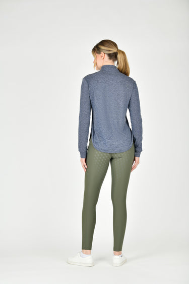 Buy the WeatherBeeta Navy/Iris London Layer Long Sleeve Top | Online for Equine