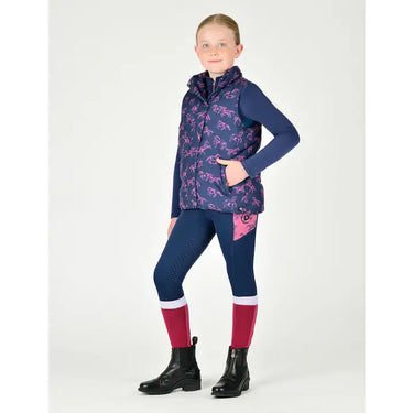 Buy Dublin Navy Kids Patrice Puffer Gilet| Online for Equine