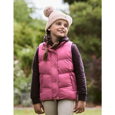 Dublin Red Violet Kids Patrice Puffer Gilet