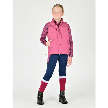 Dublin Red Violet Kids Patrice Puffer Gilet