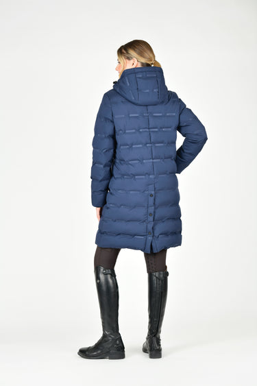 Buy the WeatherBeeta Navy/Iris Helsinki Heat Seal Quilted Jacket | Online for Equine