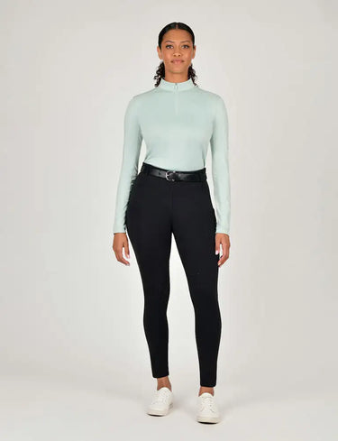 Dublin Black Ladies Thermal Black Riding Tights