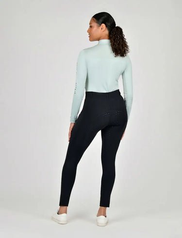 Dublin Black Ladies Thermal Black Riding Tights