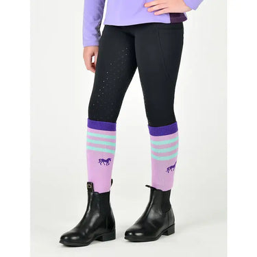 Dublin Black Children's Thermal Black Riding Tights