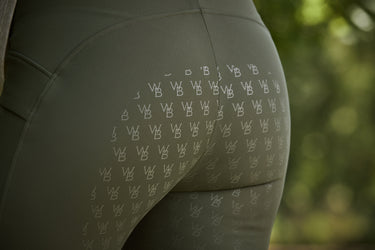 Buy the WeatherBeeta Olive Night Thermal Riding Tights | Online for Equine