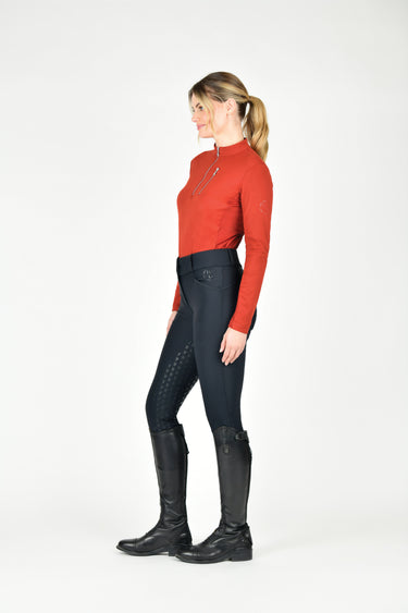 Buy the WeatherBeeta Black Thermal Waterproof Breeches | Online for Equine