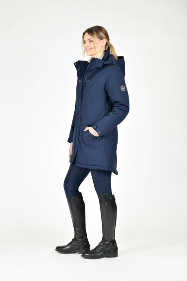 Buy the WeatherBeeta Navy Iris Kyla II Waterproof Jacket | Online for Equine