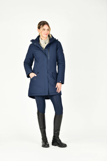 Buy the WeatherBeeta Navy Iris Kyla II Waterproof Jacket | Online for Equine