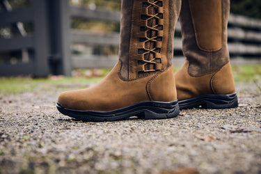 Dublin Dark Brown Pinnacle III Laced Country Boots