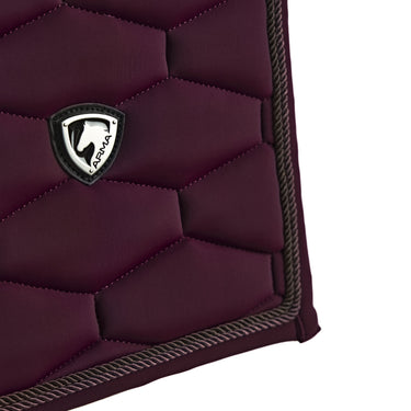 Buy the Shires ARMA Eltar Black Cherry Dressage Saddlecloth | Online for Equine