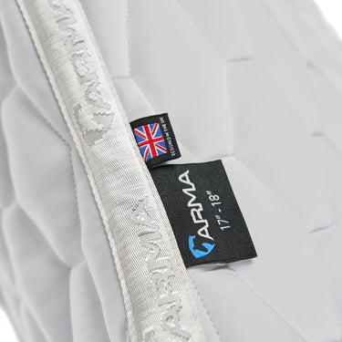 Buy the Shires ARMA Eltar White Dressage Saddlecloth | Online for Equine