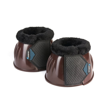 Buy the Shires ARMA Brown Comfort Gloss Over Reach Boots | Online for Equine