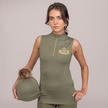 Shires Moss Aubrion Team Sleeveless Base Layer