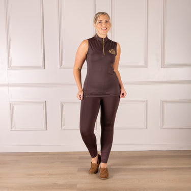 Shires Umber Aubrion Team Sleeveless Base Layer