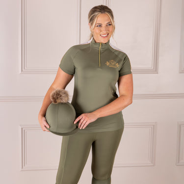 Shires Moss Aubrion Team Short Sleeve Base Layer