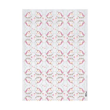 Buy Deckled Edge "Christmas Unicorns" Xmas Design Gift Wrap| Online for Equine