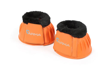 Buy the Shires ARMA Orange Fleece Topped Over Reach Boots | Online for Equine