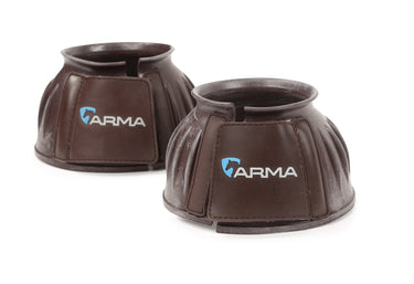 Buy the Shires ARMA Brown Touch Close Over Reach Boots | Online for Equine