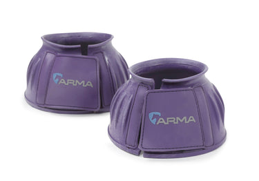 Buy the Shires ARMA Purple Touch Close Over Reach Boots | Online for Equine